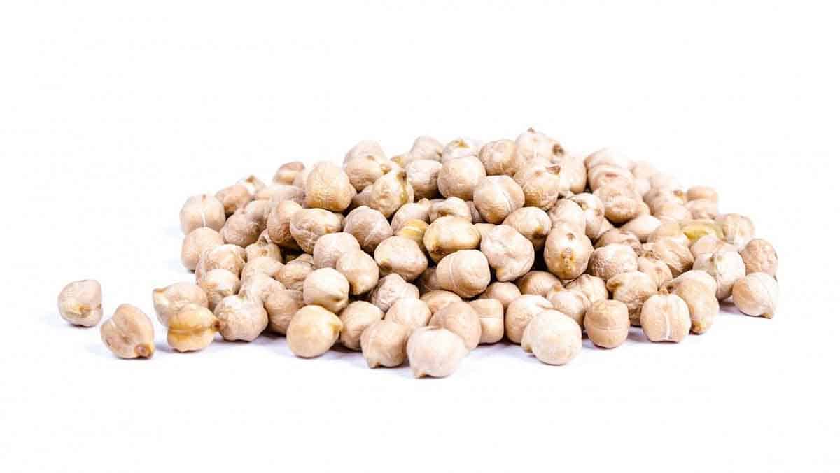 Chickpeas are high in protein