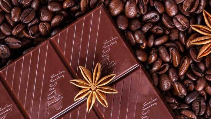 caffeine content of chocolate