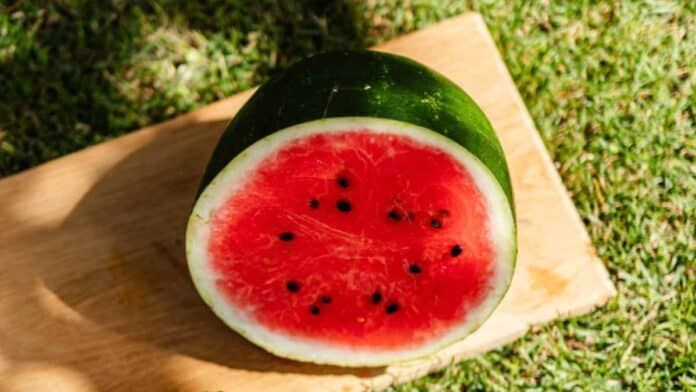 What's the potassium content of watermelon?