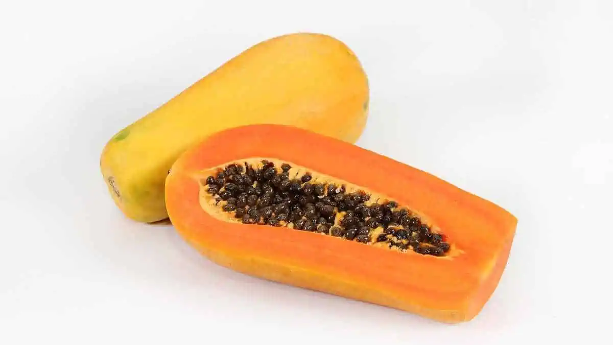 Papaya is rich in vitamin C.