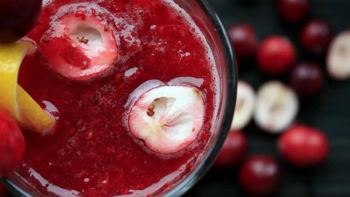 Cranberry juice has a decent vitamin C content.