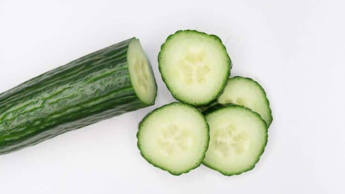 cucumber has a high fiber content