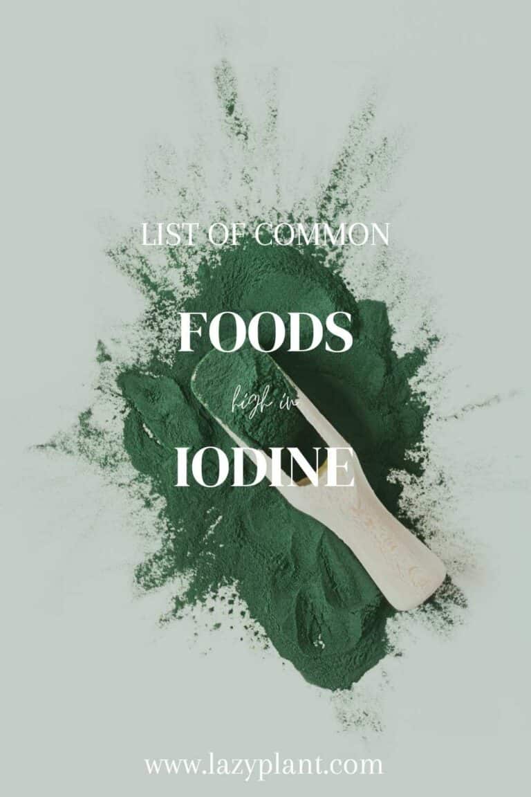 How much iodine in spirulina, chlorella & other foods? LazyPlant
