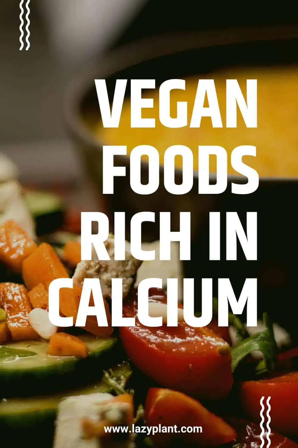 List of common vegan foods high in calcium.