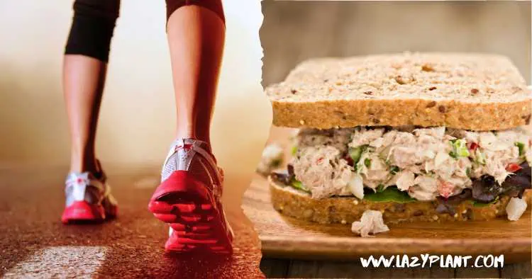 Tuna sandwich is a great post-workout snack for athletes!