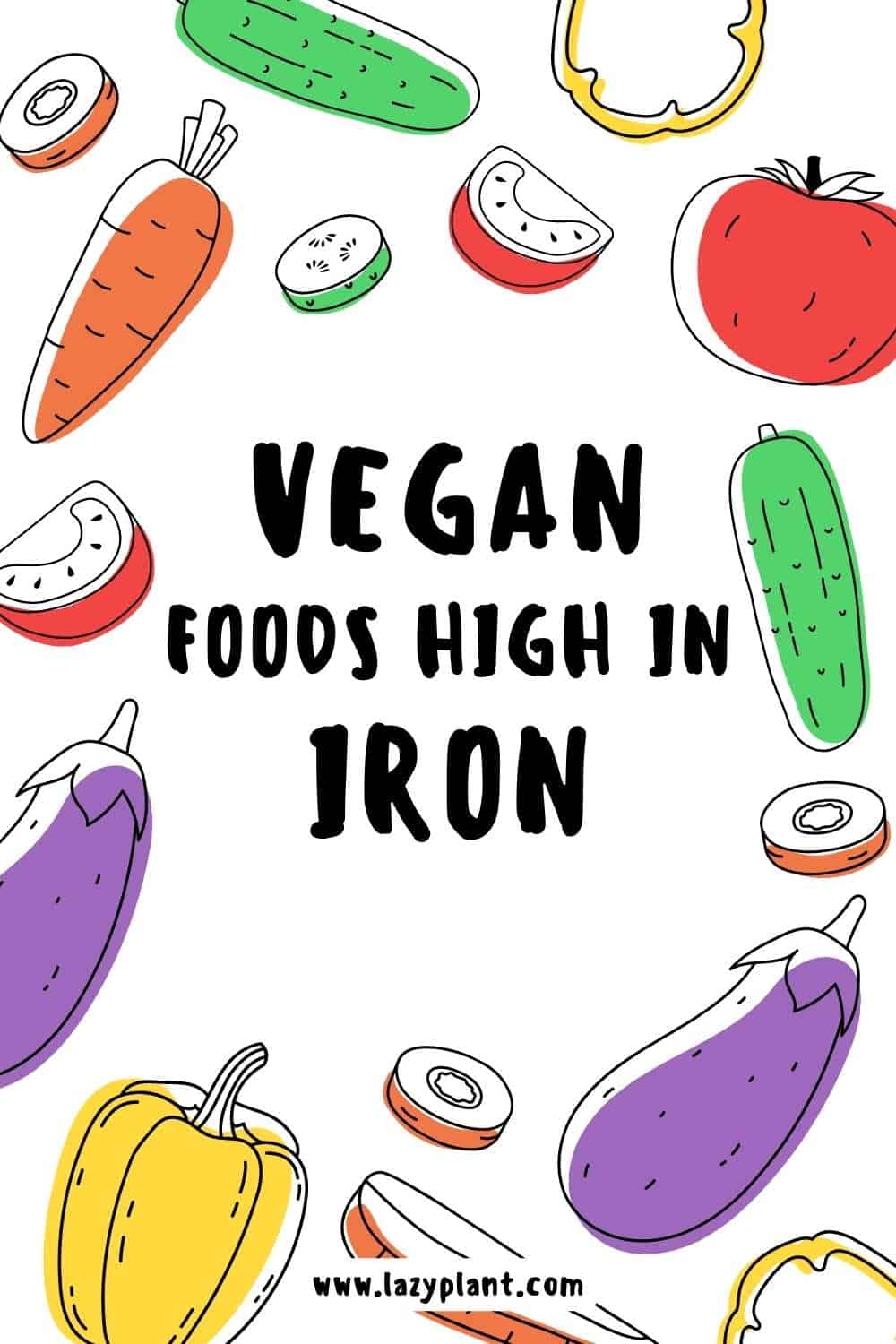 Vegan foods naturally high in iron!