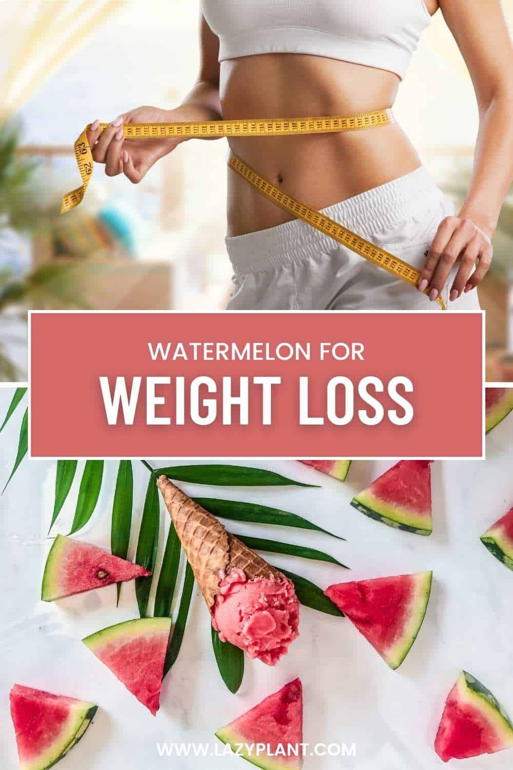 Eat watermelon to lose weight.