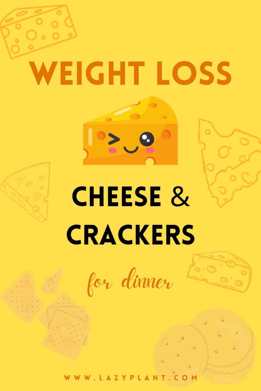 How to eat cheese and cracker before bed for weight loss?