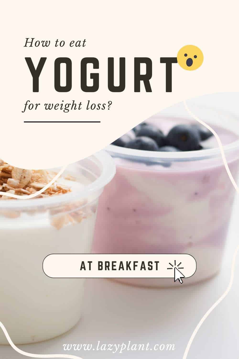 What foods should I add to yogurt for the best weight-loss breakfast?