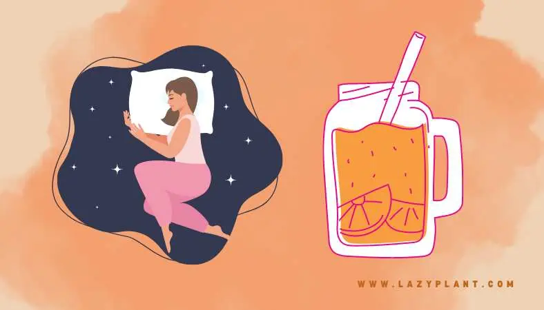 Benefits of drinking orange juice before bed for sleep & weight loss.