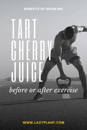 Drink tart cherry juice for improved athletic performance!