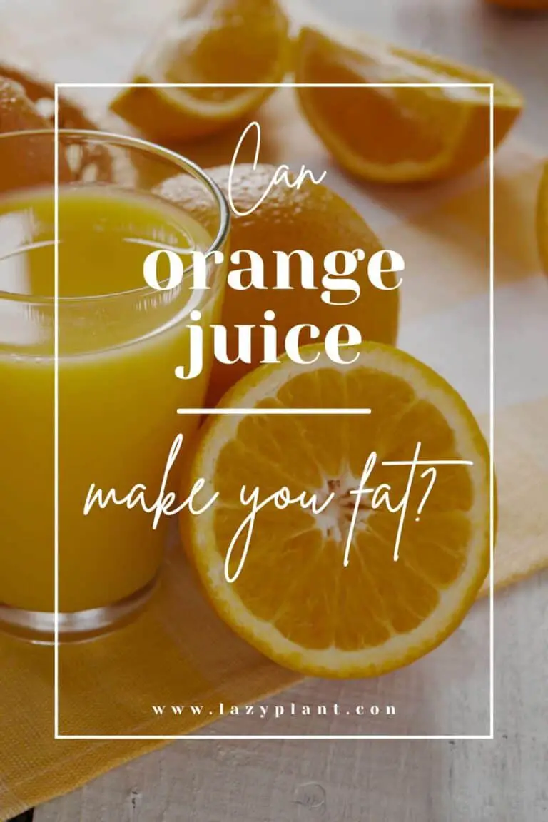Does Orange Juice make you fat? LazyPlant