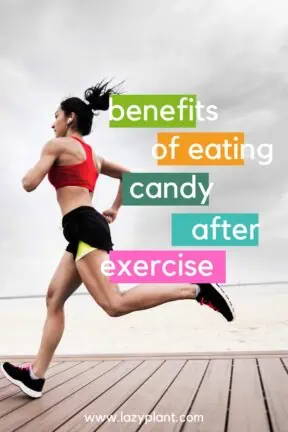 Eating candy after exercise supports athletic performance.
