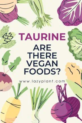 How do vegans get taurine?