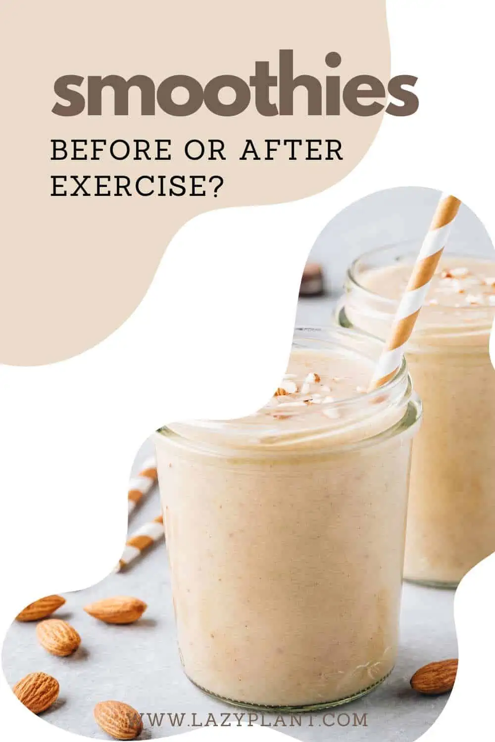 Before or after a workout should an athlete drink a protein smoothie?