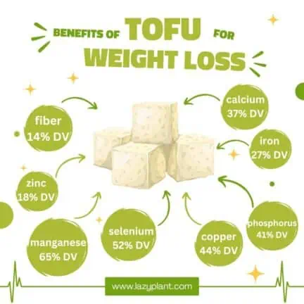 The rich nutritional value of tofu supports weight loss!