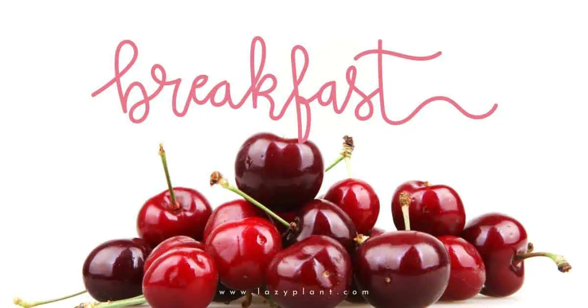 Benefits of eating cherries for breakfast