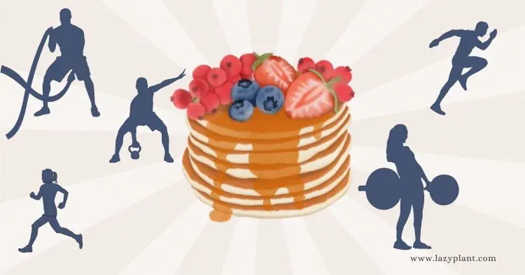Benefits of eating pancakes for elite & novice athletes.