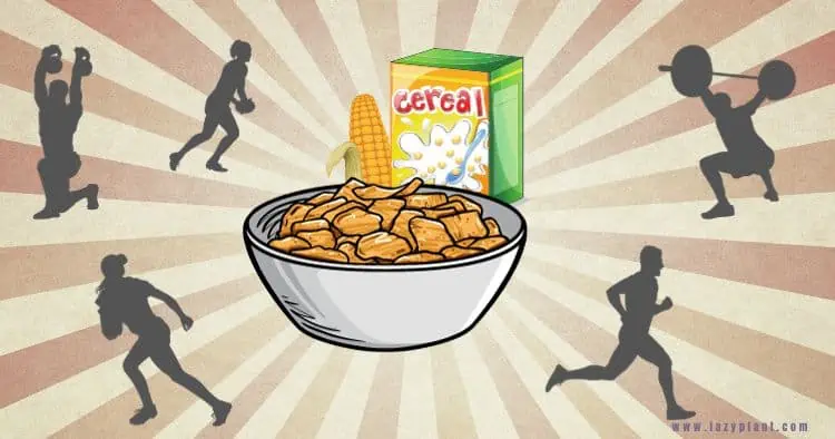 Benefits of corn flakes for athletes.