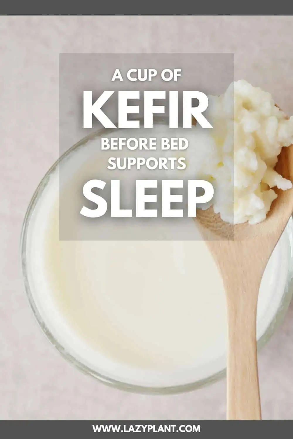 Why does kefir help with sleep?
