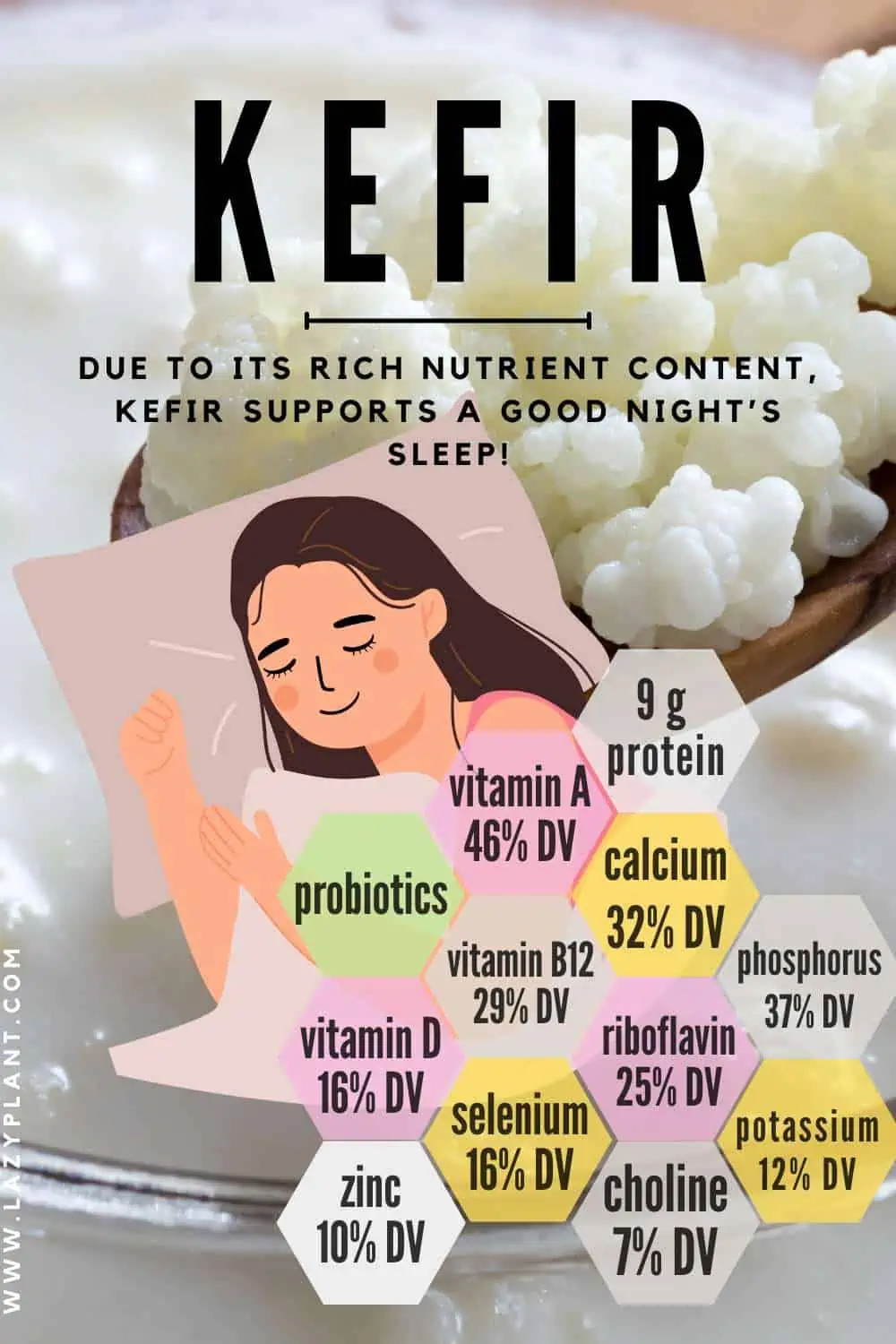 Kefir is the healthiest beverage to drink at dinner. It's very nutritious, and it's the richest food in probiotics!