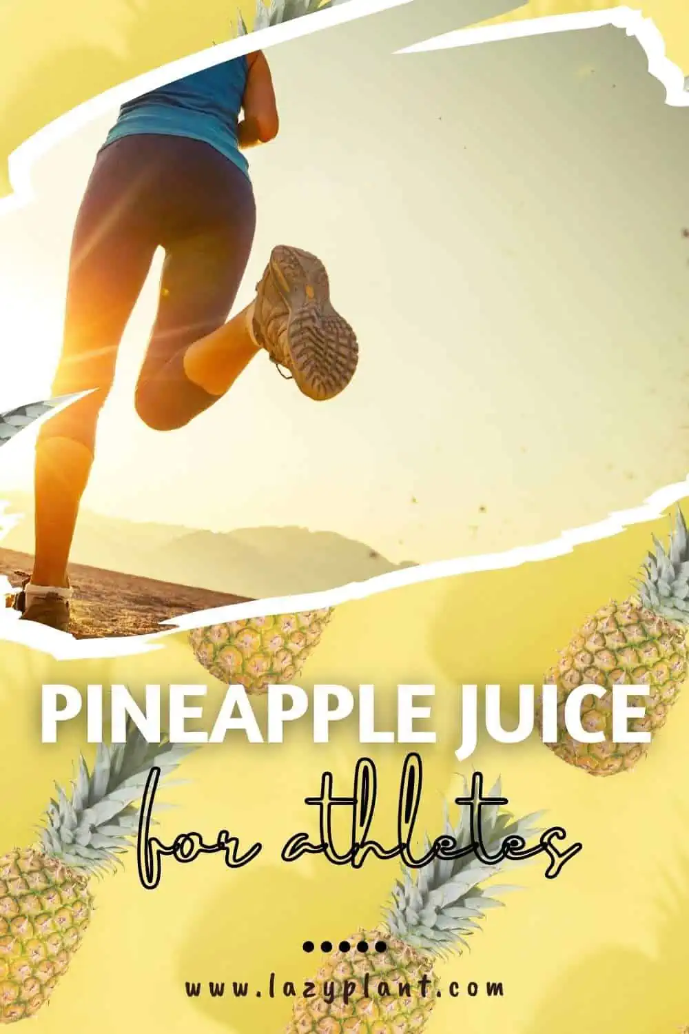 Drink pineapple juice after exercise. It’s the only food naturally containing bromelain!