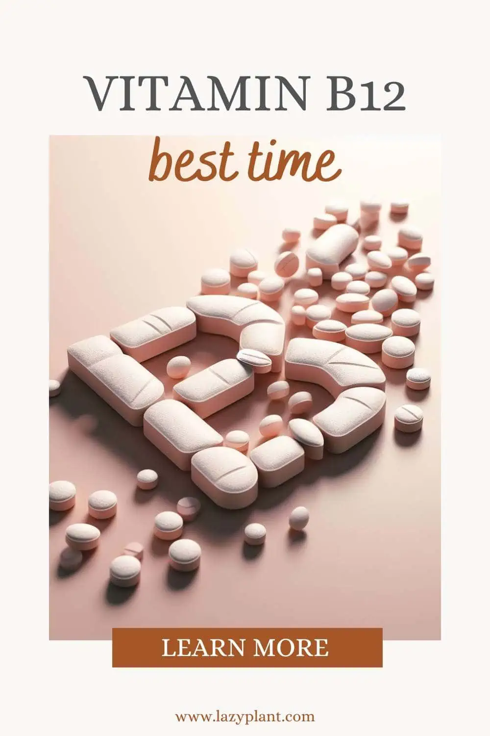 Vitamin B12 from dietary supplements: The best time to take.