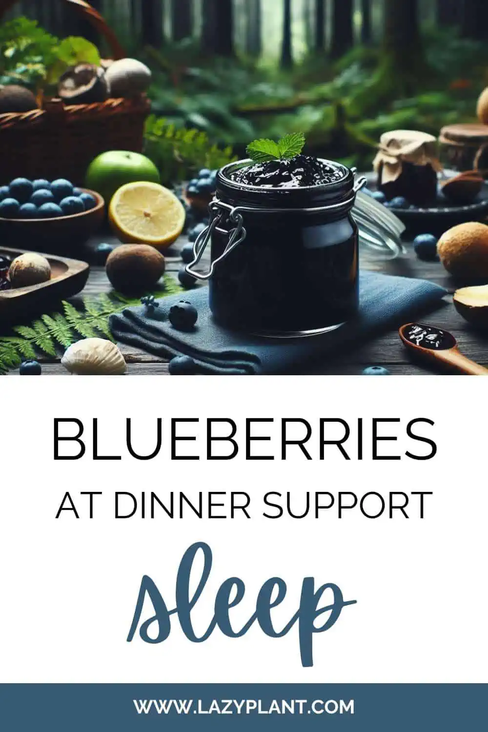 Eating raw blueberries before going to bed can enhance the quality of sleep.