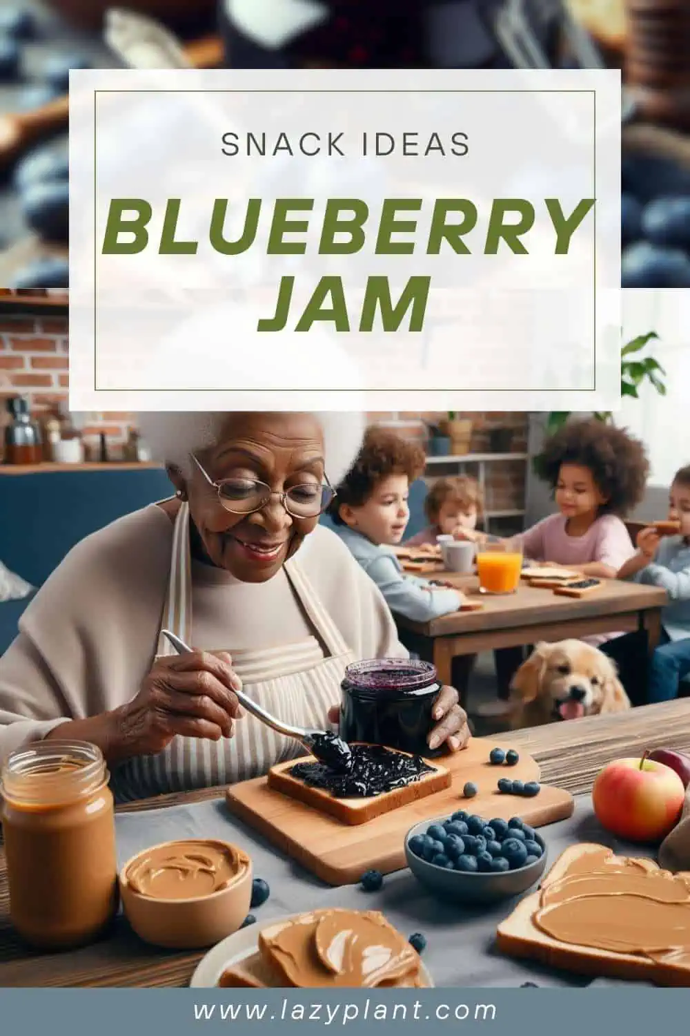 Snack ideas with blueberry jam for Weight Loss.