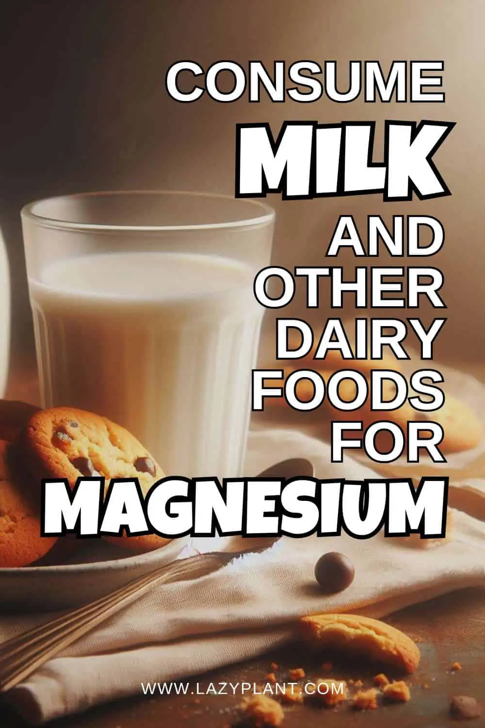 Cow's milk and most dairy products are great dietary sources of Magnesium!