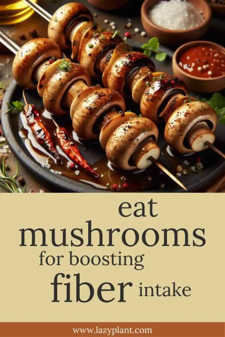 Are mushrooms high in fiber? LazyPlant