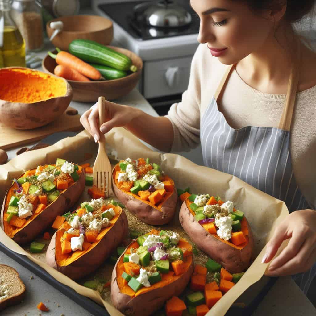 How should I eat sweet potatoes for a lean body?