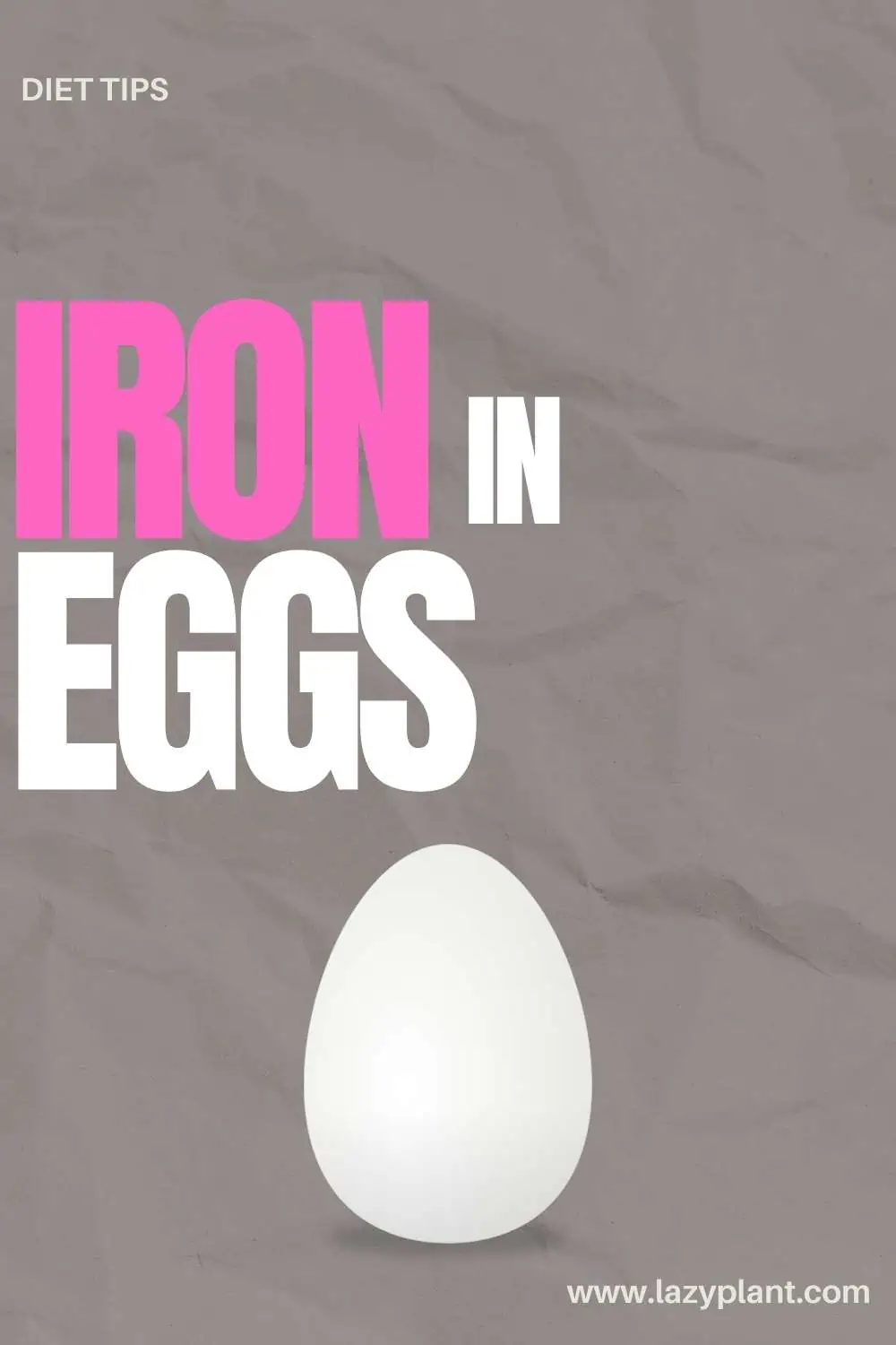 Eggs are a good Iron source