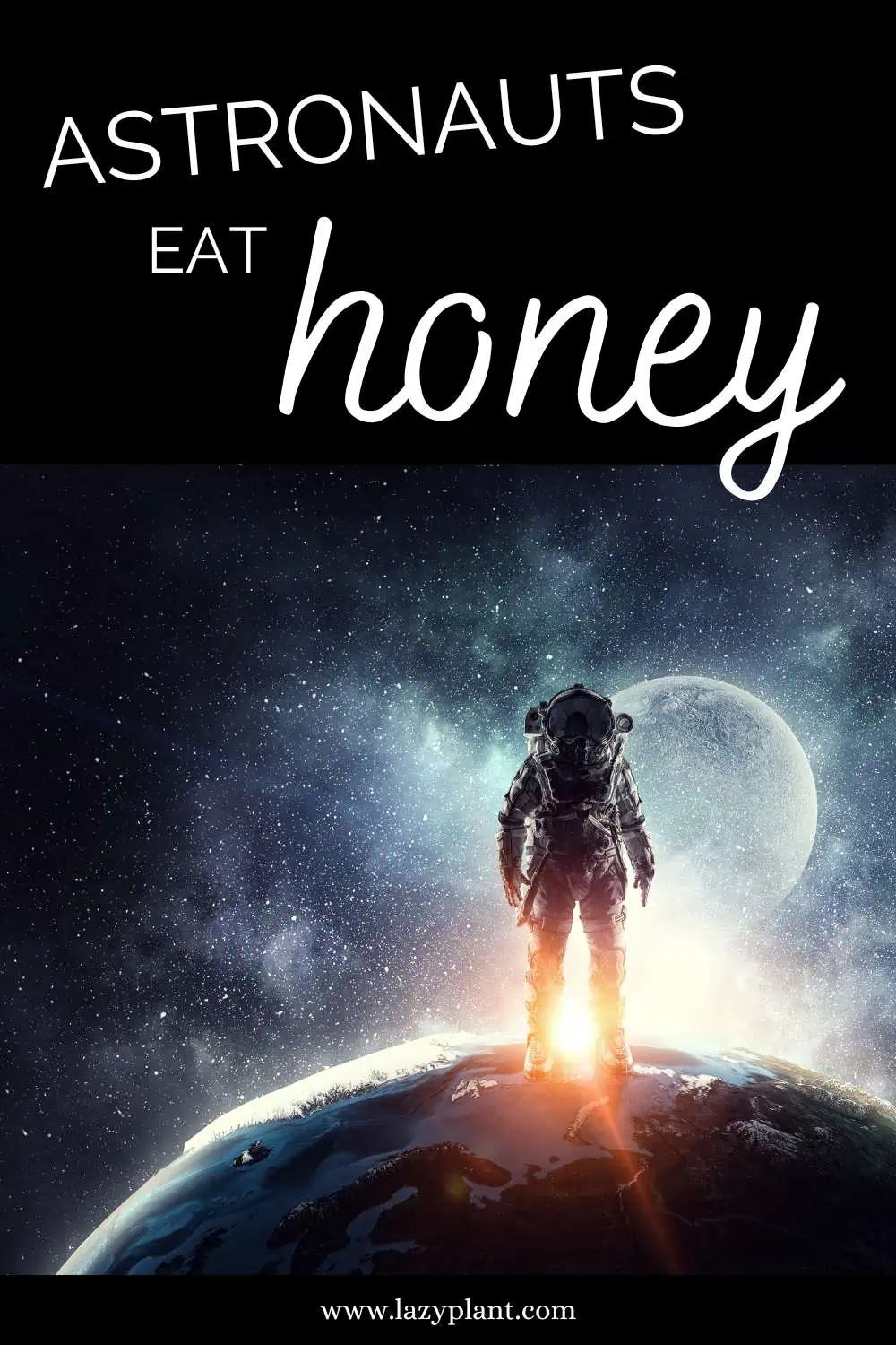 Astronauts eat Honey due to its long shelf life and superior nutritional value!