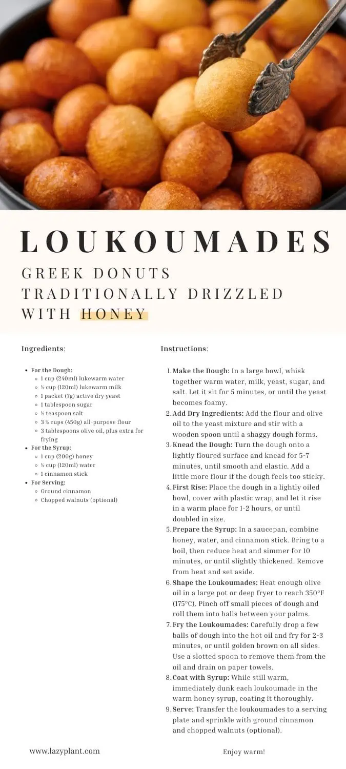 Traditional Mediterranena recipes with Honey | Loukoumades