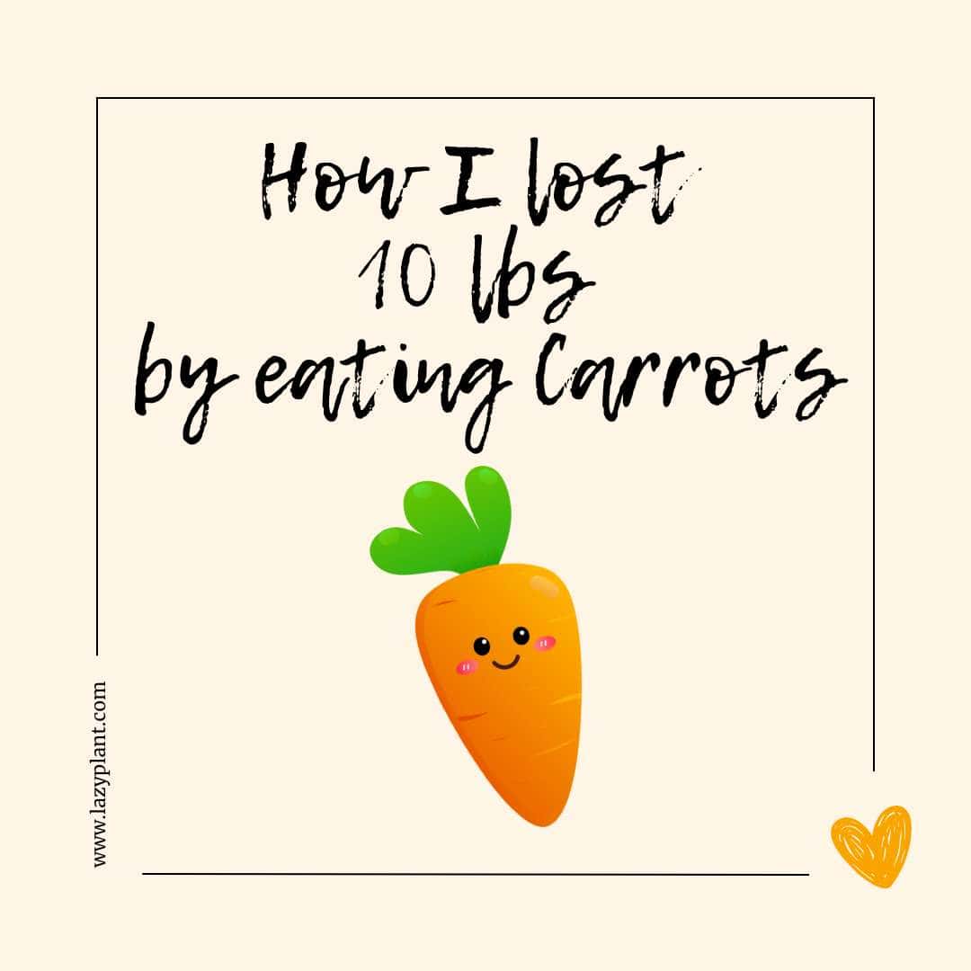 My Personal Experience | Losing Body Weight eating Carrots